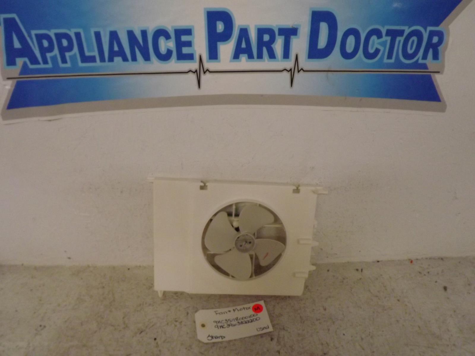 Sharp Microwave 9KC3511800100 9KC3963822200 Fan & Motor Used Sharp Microwave 9KC3511800100 9KC3963822200 Fan & Motor Used